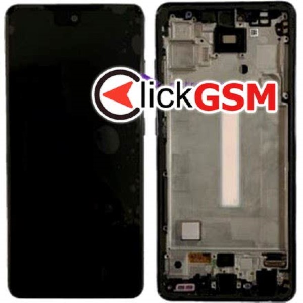 Piesa Display Original Cu Touchscreen Si Rama Negru Samsung Galaxy A52 5g Q1g