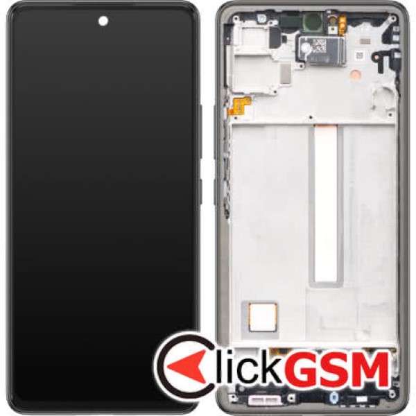 Piesa Display Original Cu Touchscreen Si Rama Negru Samsung Galaxy A53 5g 3bre