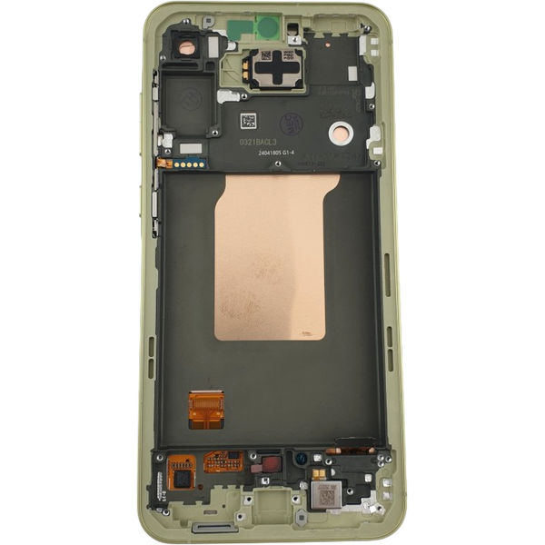 Samsung Galaxy A55 · Display Samsung Galaxy A55 A556 Original Cu Rama Service Pack Lemon Galben