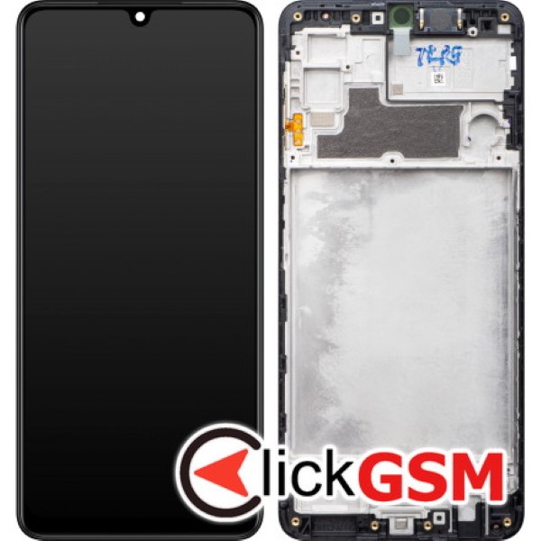 Piesa Display Original Cu Touchscreen Si Rama Negru Samsung Galaxy M22 18jr