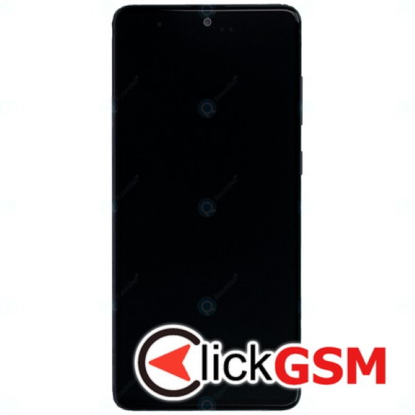 Piesa Display Original Cu Touchscreen Si Rama Negru Samsung Galaxy Note10 Lite 10i4