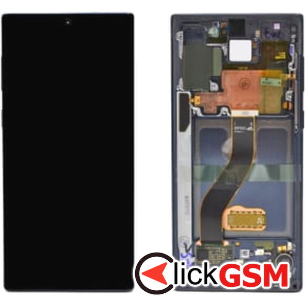 Piesa Piesa Display Original Cu Touchscreen Si Rama Negru Samsung Galaxy Note10.plus Aoy