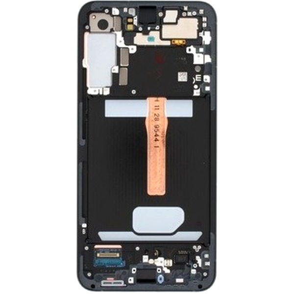 Display Samsung Galaxy S22 S901 Negru Original Service Pack Cu Rama