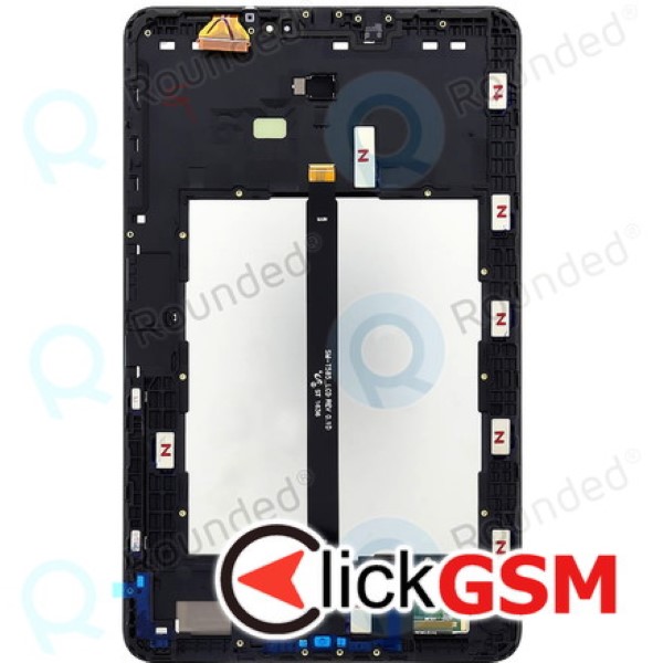 Piesa Display Original Cu Touchscreen Si Rama Negru Samsung Galaxy Tab A 10.1 2016 O67