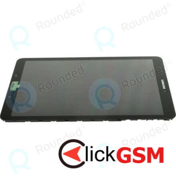 Piesa Display Original Cu Touchscreen Si Rama Negru Samsung Galaxy Tab E Odw