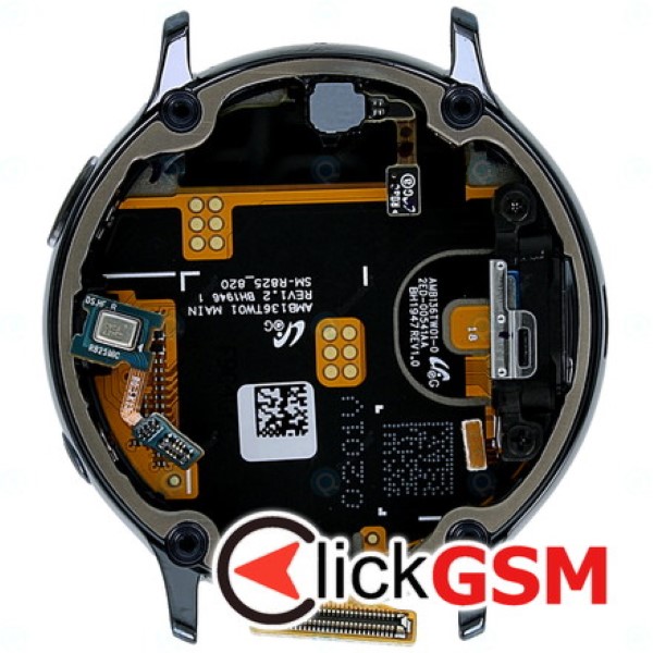 Piesa Display Original Cu Touchscreen Si Rama Negru Samsung Galaxy Watch Active 2 44mm 19tl