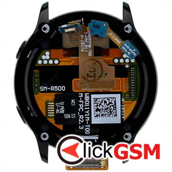 Piesa Display Original Cu Touchscreen Si Rama Negru Samsung Galaxy Watch Active W4g