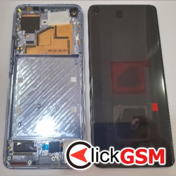 Piesa Display Original Cu Touchscreen Si Rama Negru Violet Xiaomi Mi 11 37t2