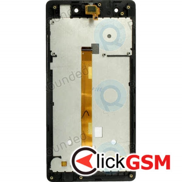 Piesa Display Original Cu Touchscreen Si Rama Negru Wiko Pulp 1bm1