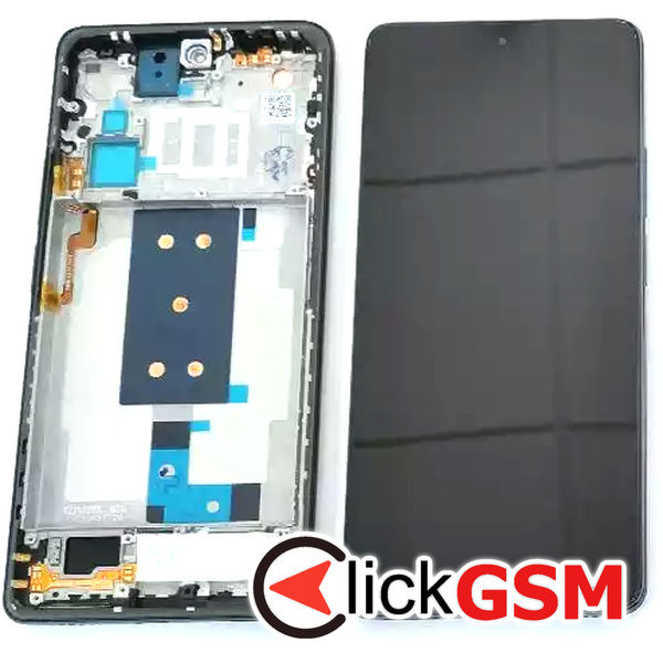 Piesa Display Original Cu Touchscreen Si Rama Negru Xiaomi 11t 37f1