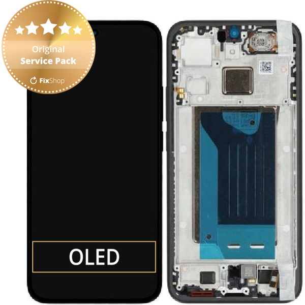 Xiaomi 15T · Ecran pentru Xiaomi 15T 5G, Black, Sticla tactila cu rama, 5600010O12A00, Genuine Service Pack