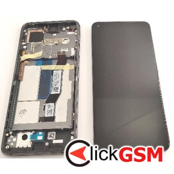 Piesa Display Original Cu Touchscreen Si Rama Negru Xiaomi Mi 10t 37r1