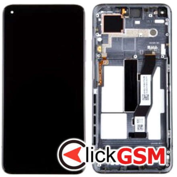 Piesa Display Original Cu Touchscreen Si Rama Negru Xiaomi Mi 10t Pro 1p6r