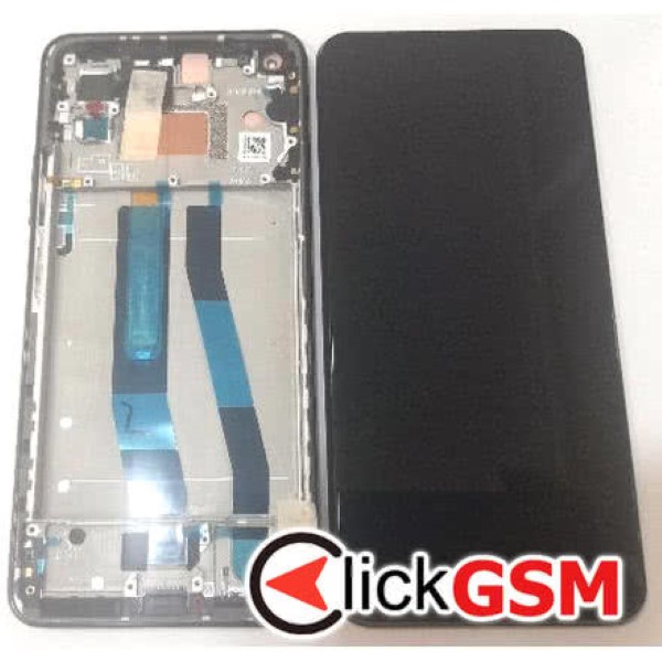 Piesa Display Original Cu Touchscreen Si Rama Negru Xiaomi Mi 11 Lite 37uf