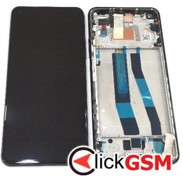 Piesa Display Original Cu Touchscreen Si Rama Negru Xiaomi Mi 11 Lite 37ug