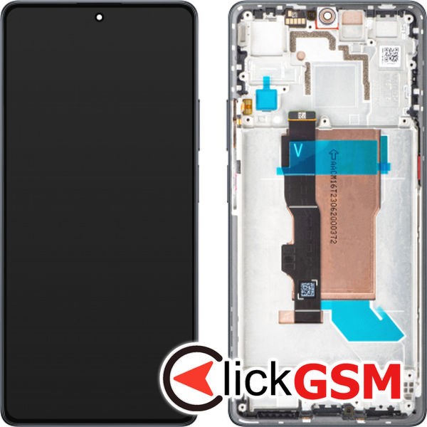 Piesa Display Original Cu Touchscreen Si Rama Negru Xiaomi Poco F5 Lii