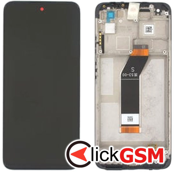 Piesa Display Original Cu Touchscreen Si Rama Negru Xiaomi Redmi 10 2022 2dk1