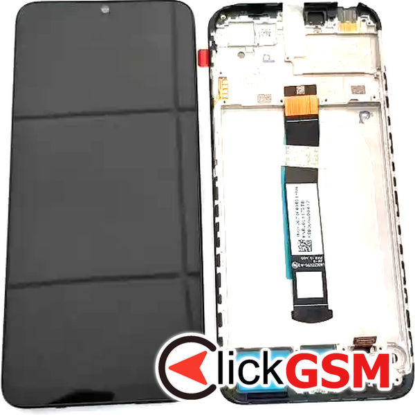 Piesa Display Original Cu Touchscreen Si Rama Negru Xiaomi Redmi 10c 39dg