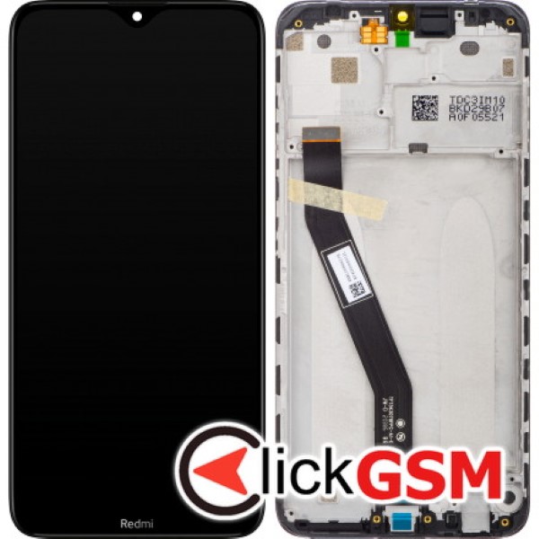 Piesa Display Original Cu Touchscreen Si Rama Negru Xiaomi Redmi 8 17m6