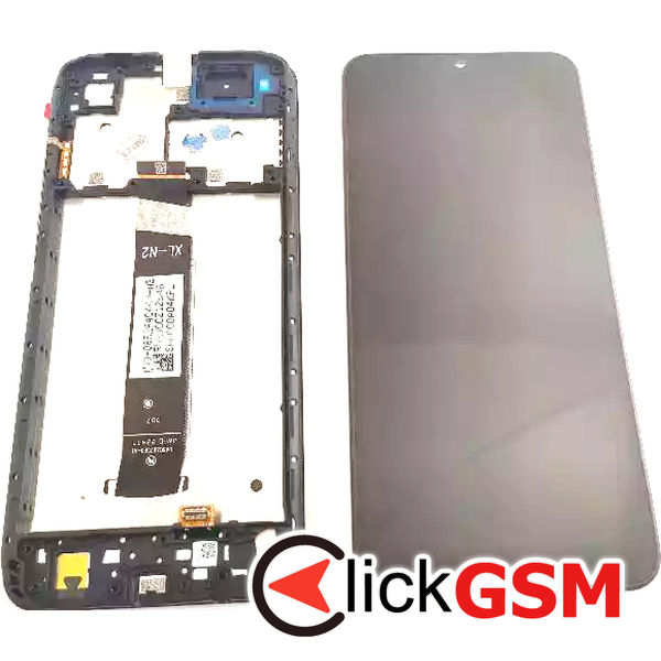 Piesa Display Original Cu Touchscreen Si Rama Negru Xiaomi Redmi A2 39sv