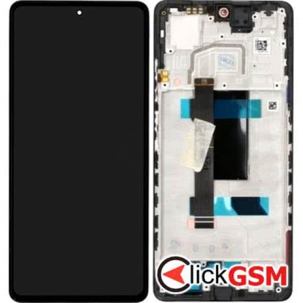 Piesa Display Original Cu Touchscreen Si Rama Negru Xiaomi Redmi Note 12 Pro 5g 2pb8