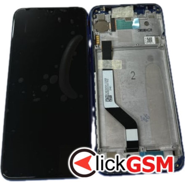 Piesa Display Original Cu Touchscreen Si Rama Negru Xiaomi Redmi Note 7 3dn7