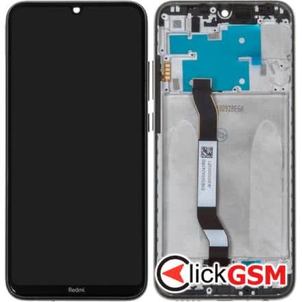 Piesa Display Original Cu Touchscreen Si Rama Negru Xiaomi Redmi Note 8 1g3u