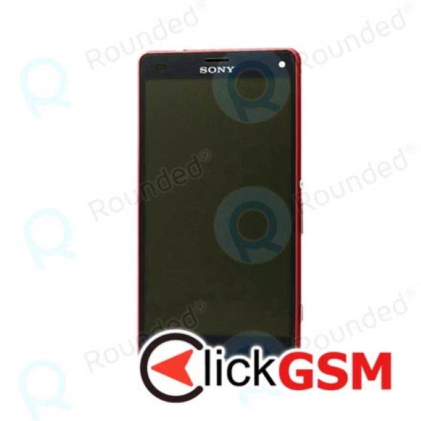 Piesa Display Original Cu Touchscreen Si Rama Orange Sony Xperia Z3 Compact Z97