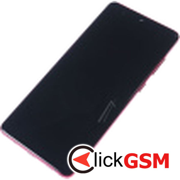 Piesa Display Original Cu Touchscreen Si Rama Red Samsung Galaxy Note10 Lite 1jr1