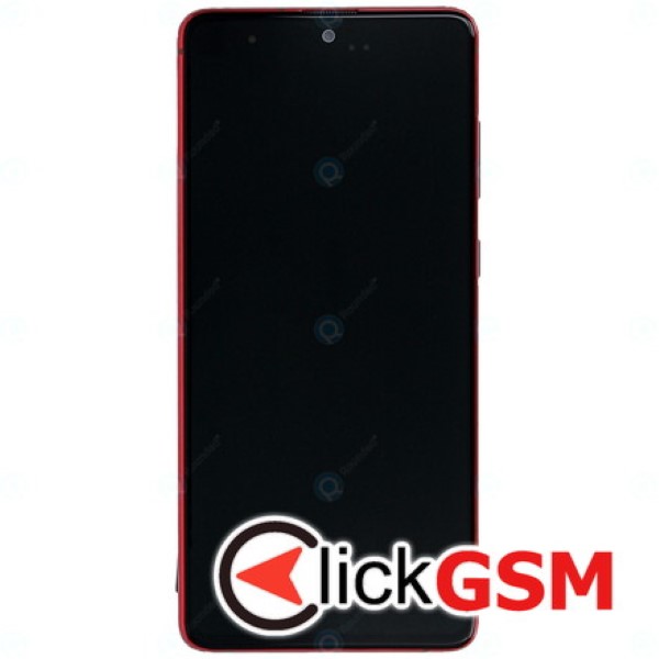 Piesa Display Original Cu Touchscreen Si Rama Rosu Samsung Galaxy Note10 Lite 13db