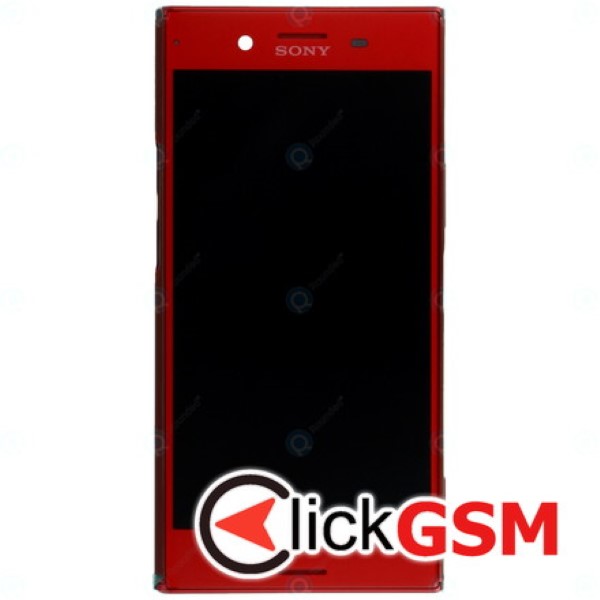 Piesa Display Original Cu Touchscreen Si Rama Rosu Sony Xperia Xz Premium 15qe