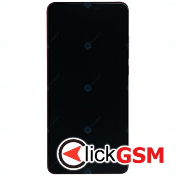 Piesa Display Original Cu Touchscreen Si Rama Rosu Xiaomi Mi 9t Sqm