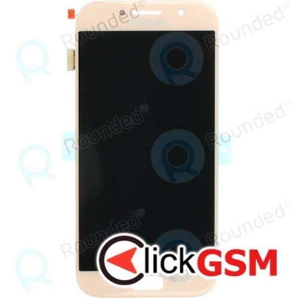 Piesa Display Original Cu Touchscreen Si Rama Roz Samsung Galaxy A5 2017 N6r