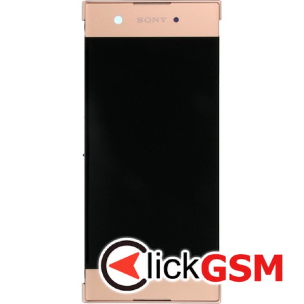 Piesa Display Original Cu Touchscreen Si Rama Roz Sony Xperia Xa1 Yh7