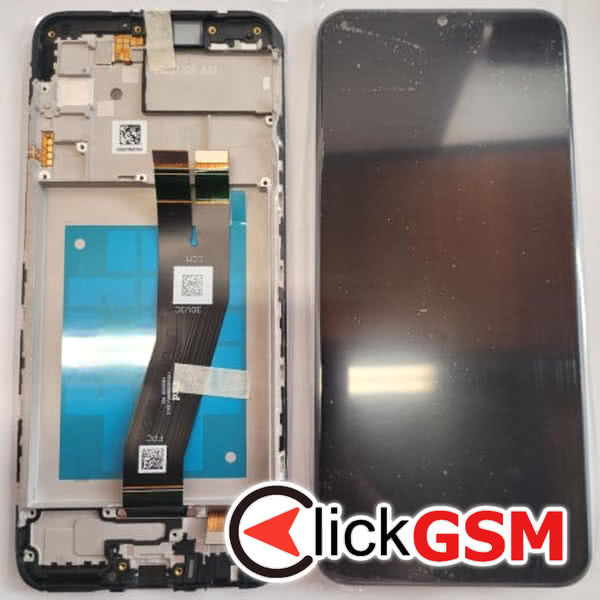 Piesa Display Original Cu Touchscreen Si Rama Samsung Galaxy A02s Cya