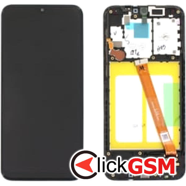 Piesa Piesa Display Original Cu Touchscreen Si Rama Samsung Galaxy A20e C8d