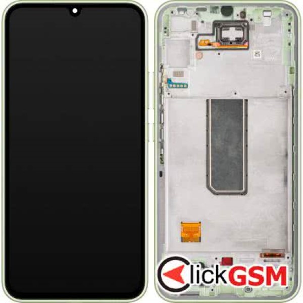 Piesa Display Original Cu Touchscreen Si Rama Verde Deschis Samsung Galaxy A34 5g 2xiu