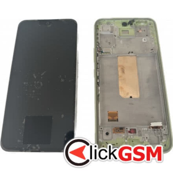 Piesa Display Original Cu Touchscreen Si Rama Verde Deschis Samsung Galaxy A54 5g 43ea