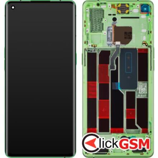 Piesa Display Original Cu Touchscreen Si Rama Verde Oppo Reno4 Pro 264f