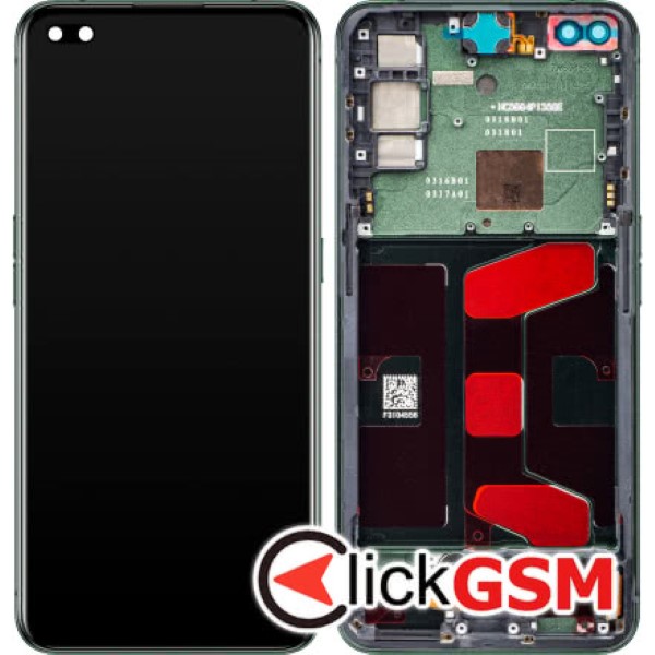 Piesa Display Original Cu Touchscreen Si Rama Verde Realme X50 Pro 5g 1qta