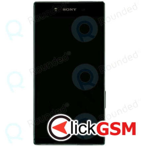 Piesa Display Original Cu Touchscreen Si Rama Verde Sony Xperia Z5 Dual 1ogv