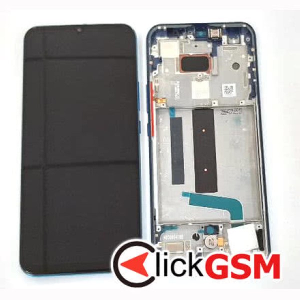 Piesa Display Original Cu Touchscreen Si Rama Verde Xiaomi Mi 10 Lite 5g 37o1