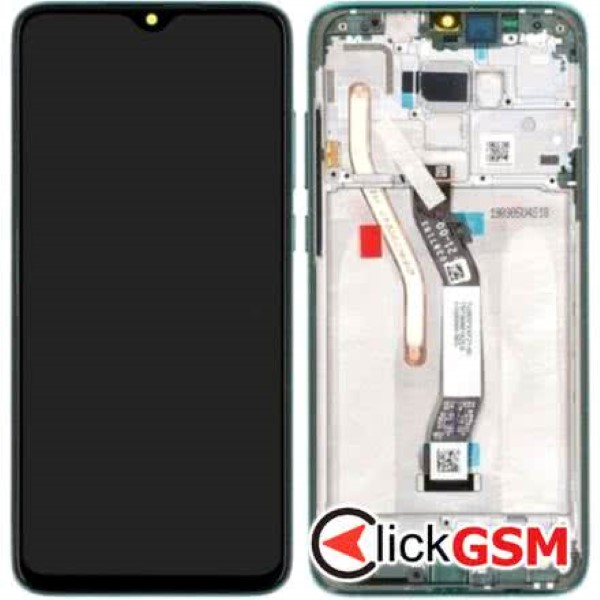 Piesa Display Original Cu Touchscreen Si Rama Verde Xiaomi Redmi Note 8 Pro Kqu