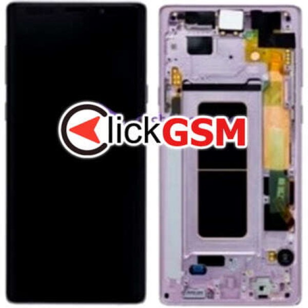 Piesa Display Original Cu Touchscreen Si Rama Violet Samsung Galaxy Note9 1cj8