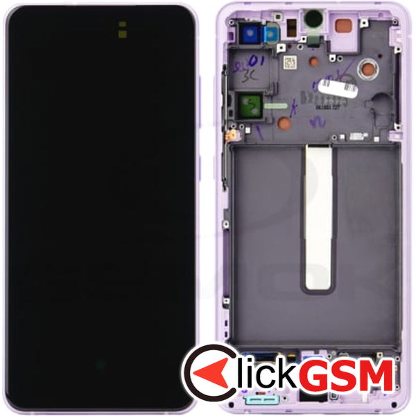 Piesa Display Original Cu Touchscreen Si Rama Violet Samsung Galaxy S21 Fe 2dn5