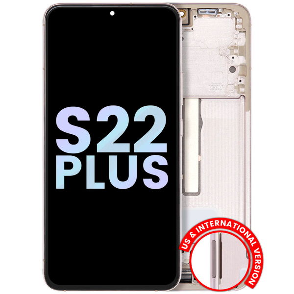 Samsung Galaxy S22+ · OLED Assembly With Frame For Samsung Galaxy S22 Plus 5G (Service Pack) (Violet)