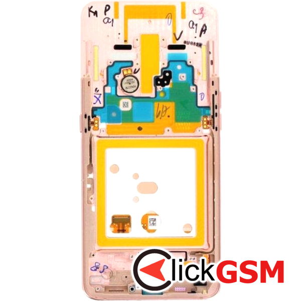 Piesa Display Original Gold Samsung Galaxy A80 45ok