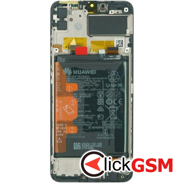 Piesa Display Original Negru Huawei Y6p 44xk