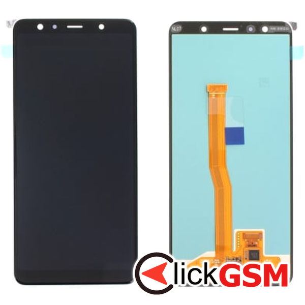 Piesa Display Original Negru Samsung Galaxy A7 2018 1hbn