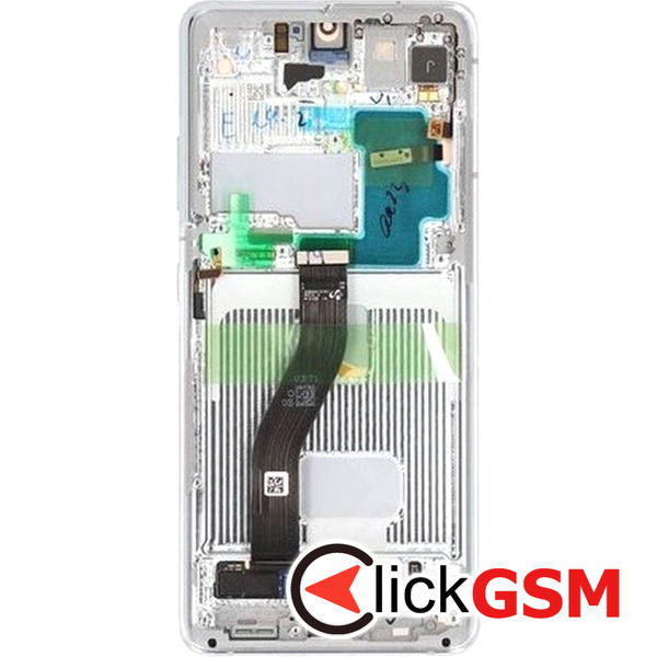 Piesa Display Original Silver Samsung Galaxy S21 Ultra 5g 446i